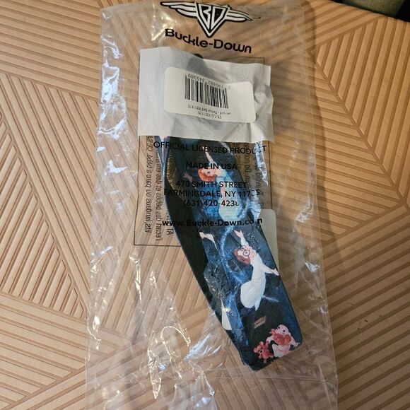 Buckle Down Lanyard Peter Pan Flying Scene Unisex 1" Neutral - Picture 2 of 7